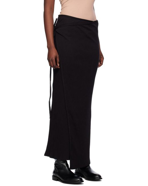 Baserange Black Brig Maxi Skirt