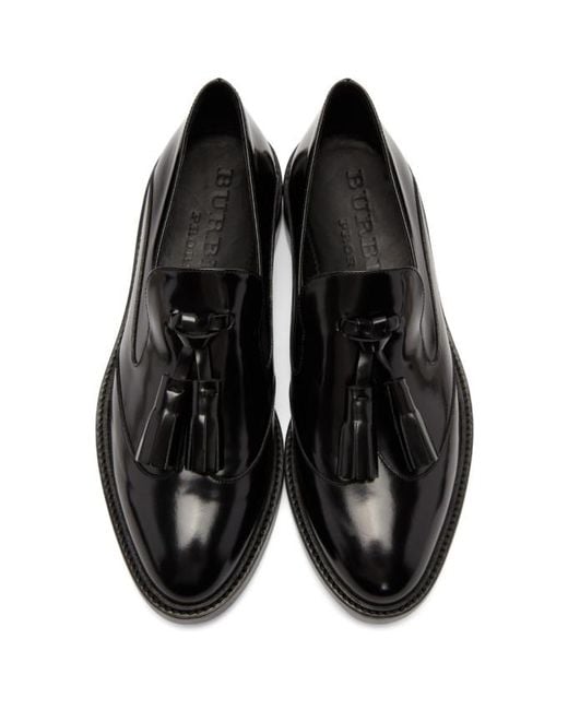Burberry Halsmoor Tassel Loafer in Black Lyst Canada