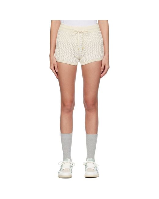 Amiri Multicolor Off- Crochet Shorts