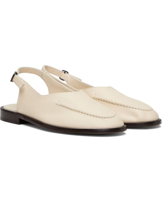Hereu Black Off- Juliol Slingback Flats