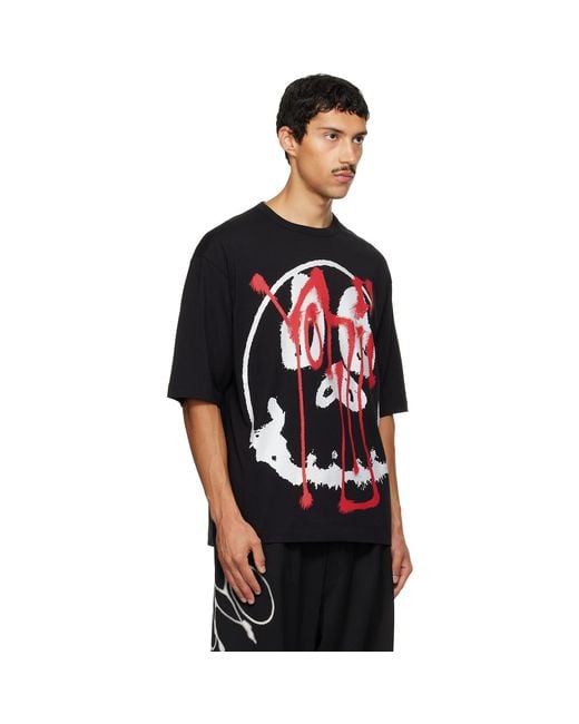 Y-3 Black Chito Edition Graphic Short Sleeve T-Shirt for men