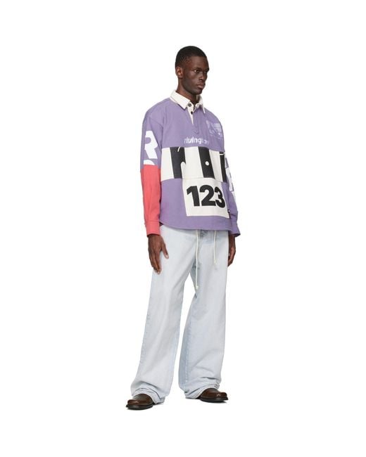 RIVINGTON roi Rebis White New Rose Jeans for men