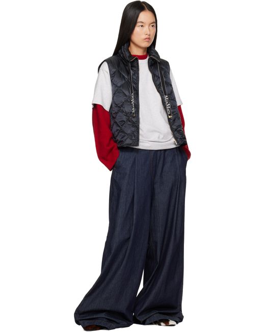Max Mara Tregic ダウンベスト Black