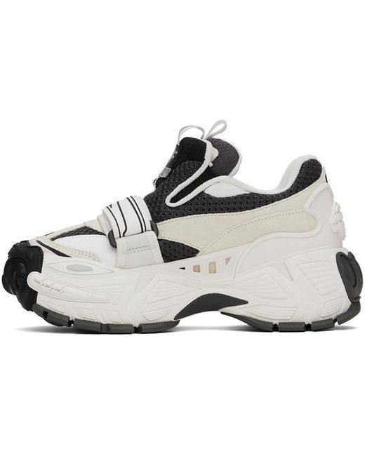 Off-White c/o Virgil Abloh White & Black Glove Slip On Sneakers for men