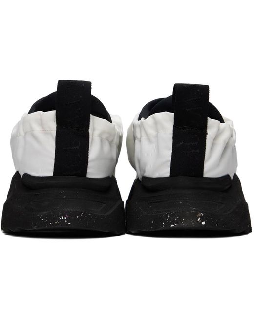 Baskets noir et blanc à empiècement superposé Vivienne Westwood pour homme en coloris Black