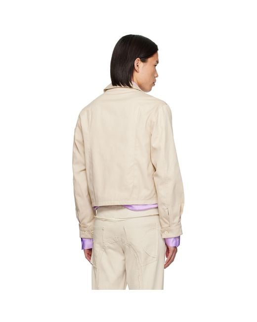 Edward Cuming Natural Spread Collar Jacket for men