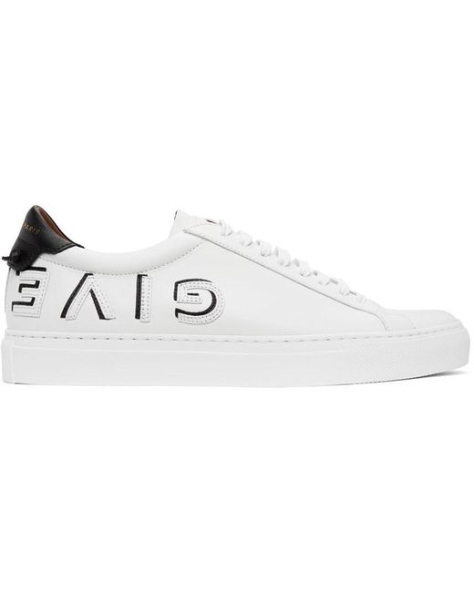 givenchy reverse sneakers in leather