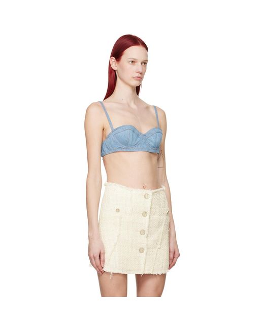 Gcds Multicolor Underwire Denim Bra