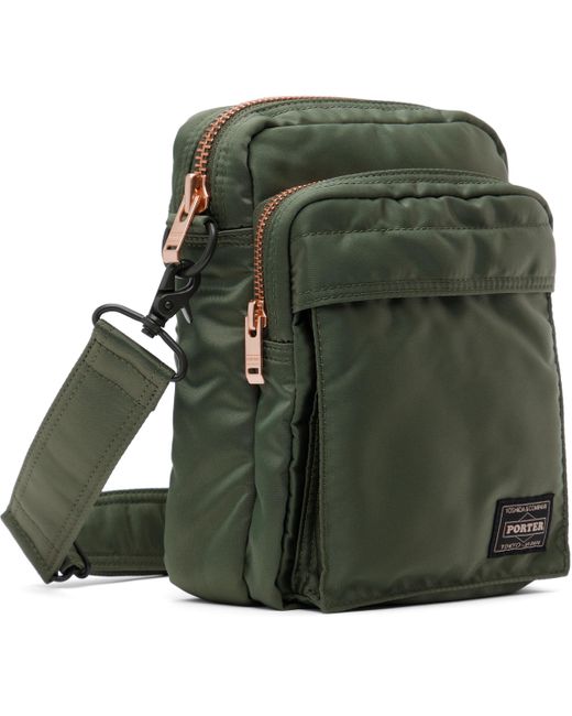 メンズ Porter-Yoshida and Co カーキ Tanker Vertical バッグ Green