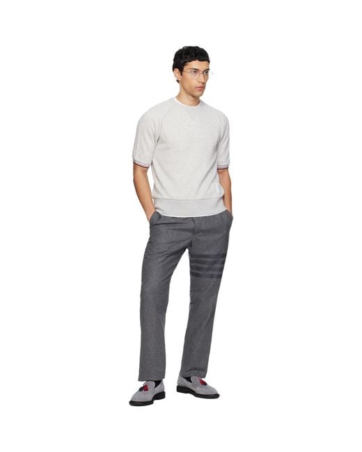 Thom Browne Multicolor Short Sleeve Raglan T-Shirt for men