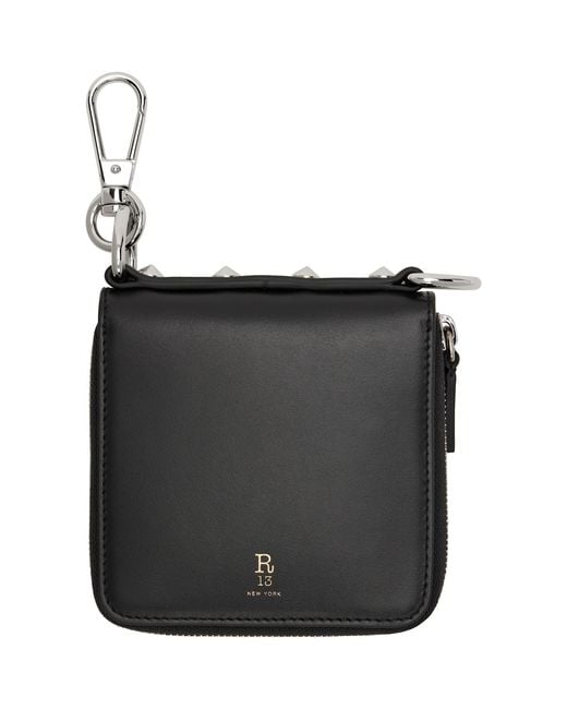 R13 Black Clasp Wallet