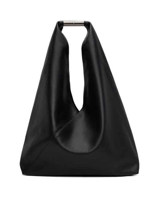MM6 by Maison Margiela Black Jewel Handle Classic Tote for men