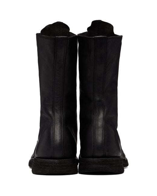 Guidi Black 310Wz New Army Double Sole Boots for men