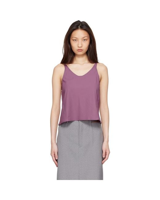 Veilance Purple Myria Tank Top