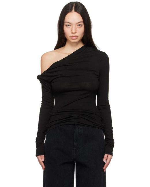 Paris Georgia Black Ssense Exclusive 'Elemental By ' Manahou Long Sleeve T-Shirt