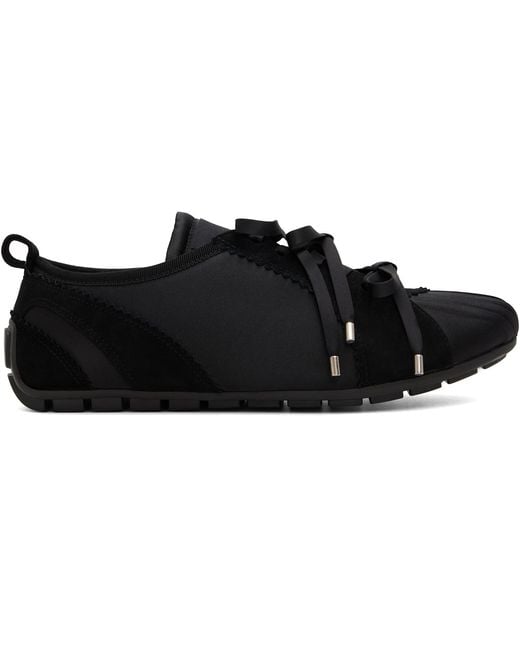 Simone Rocha Black Ballerina Grip Sneakers for men