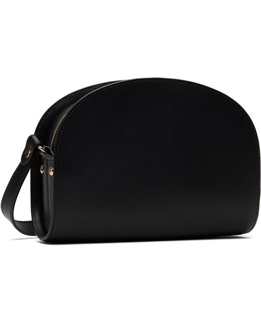 A.P.C. Black Demi-Lune Bag