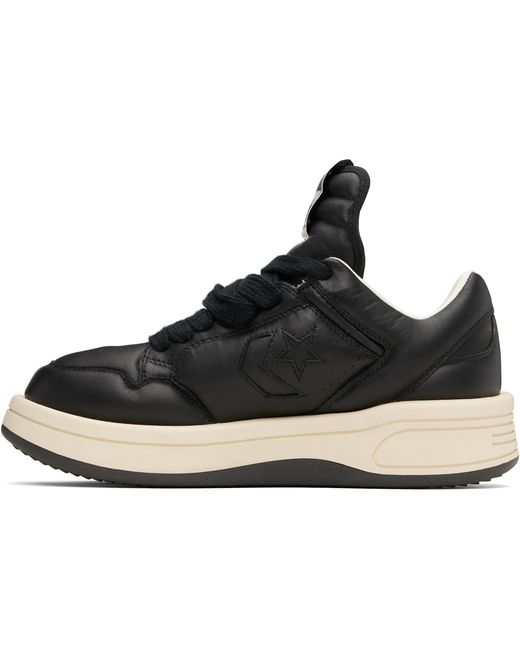 Rick Owens Black Converse Edition Turbowpn Ox Sneakers for men