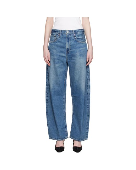 Levi's Blue Drop Barrel Jeans