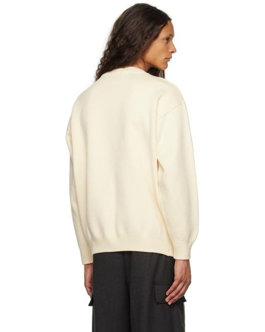 Frankie Shop Black Off-white Arne Sweater for men