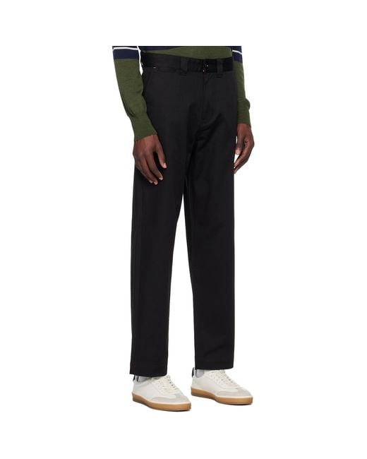 Boss Black Logo Patch Trousers for men