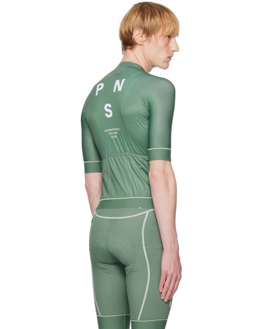 Pas Normal Studios Green Mechanism Jersey T-Shirt for men