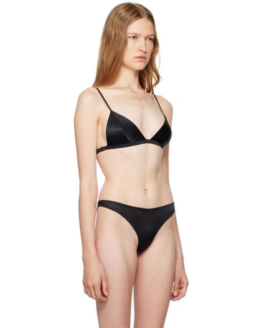 Fleur du Mal Luxe 三角ブラ Black