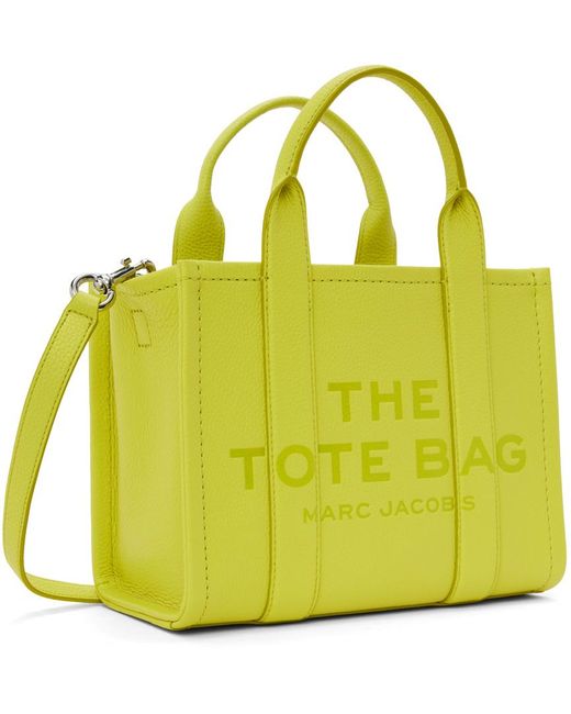 Marc Jacobs Yellow 'the Leather Small Tote Bag' Tote