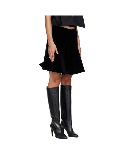 FIDAN NOVRUZOVA Black Delphine Miniskirt
