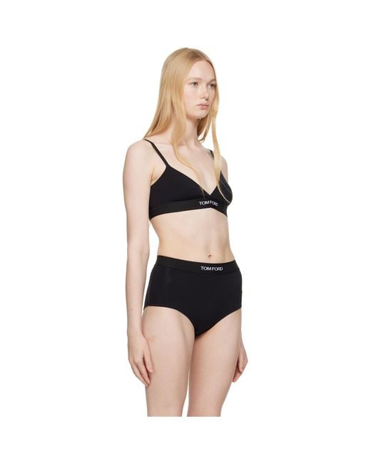 Tom Ford Black Modal Signature Bra
