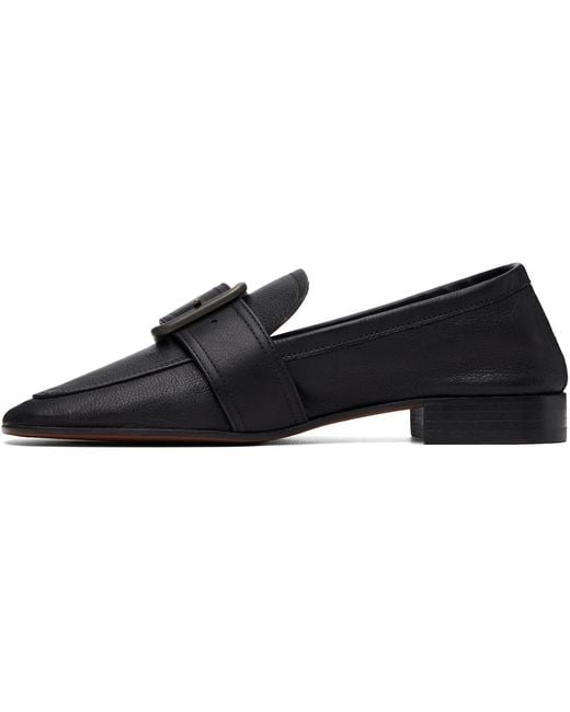 Dries Van Noten Black Buckle Loafers