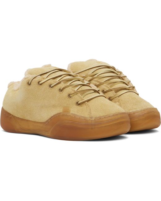 ERL Black Tan Vamp Skate Sneakers