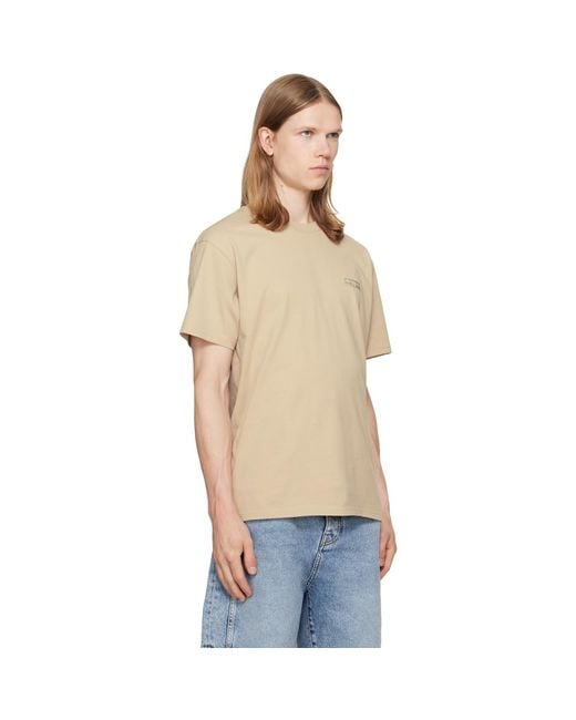 Givenchy Natural Paris' Grosgrain T-Shirt for men