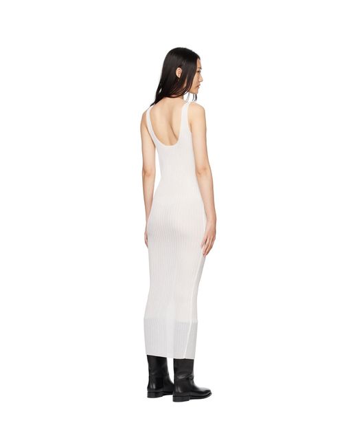Subtle Le Nguyen Black Plissé Tank Maxi Dress