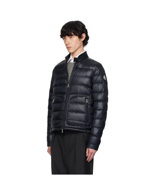 Moncler Black Acorus Short Down Jacket for men