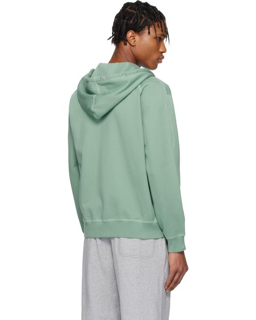 Reigning Champ Green Midweight Terry Standard Zip Hoodie for men