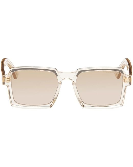 Cutler & Gross Black 1305 Square Sunglasses for men