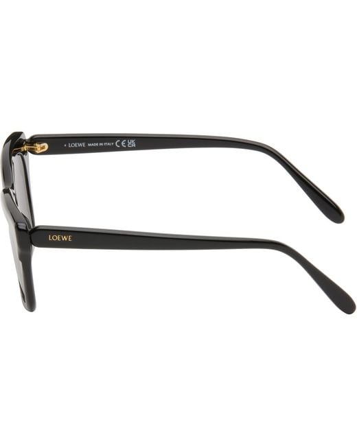 Loewe Black Slim Sunglasses for men