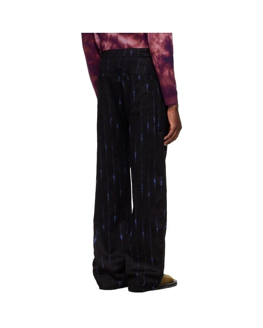 Kiko Kostadinov Black Komlo Trousers for men