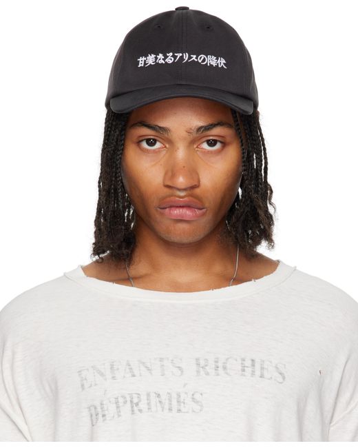 メンズ Enfants Riches Deprimes ブラック Japanese Alice 6パネルキャップ White