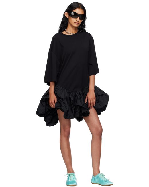 Abra Black Ssense Exclusive Couture Midi Dress