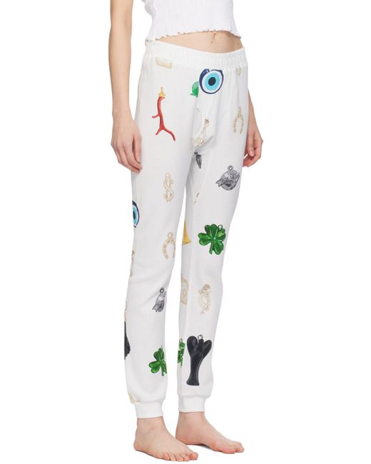 Sky High Farm White Charm leggings