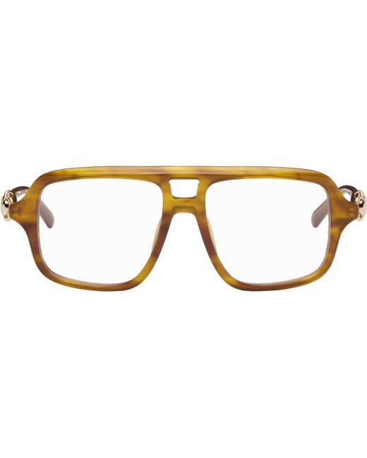 Gucci Black Navigator Frame Sunglasses