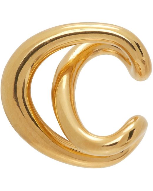 Charlotte Chesnais Metallic Initial Ear Cuff