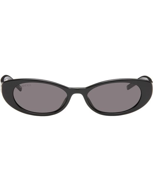 Gucci Gray Cat Eye Sunglasses