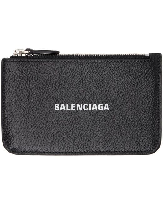 Balenciaga Large Long Cash Coin カードケース Black