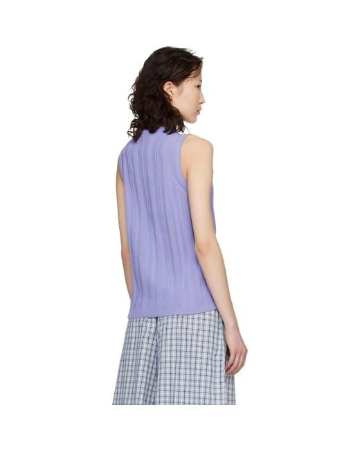 B.B. Wallace Purple Baldesari Tank Top