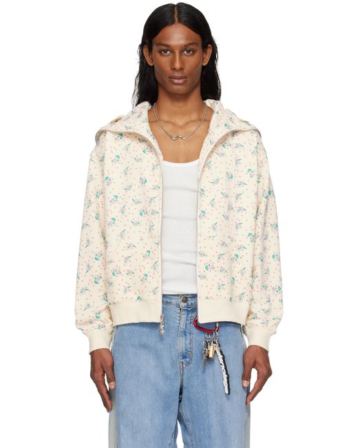 Ashley Williams Butterfly Hoodie in White for Men | Lyst
