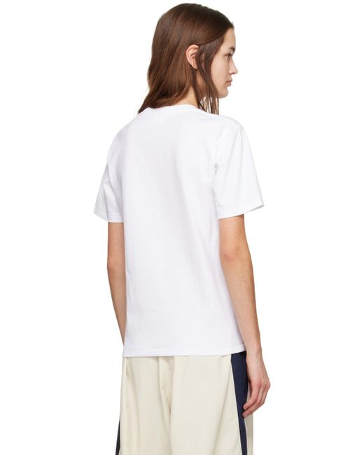 T-shirt blanc à logo baby milo à motif camouflage liquid A Bathing Ape en coloris White