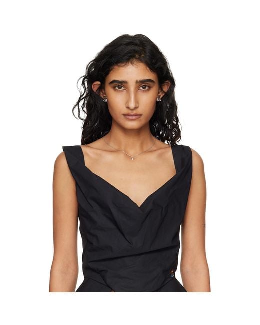 Vivienne Westwood Metallic Balbina Pendant Necklace